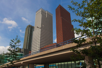 Quartier d'affaires et moderne de La haye - Pays-bas