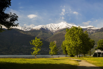 Fototapeta premium Italian Alps