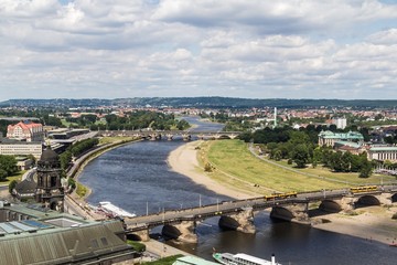 Fototapeta premium Dresden panorama view
