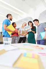 Start-up founders planning together