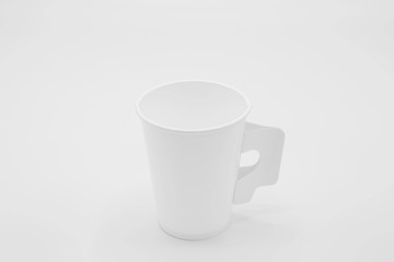 white paper cup