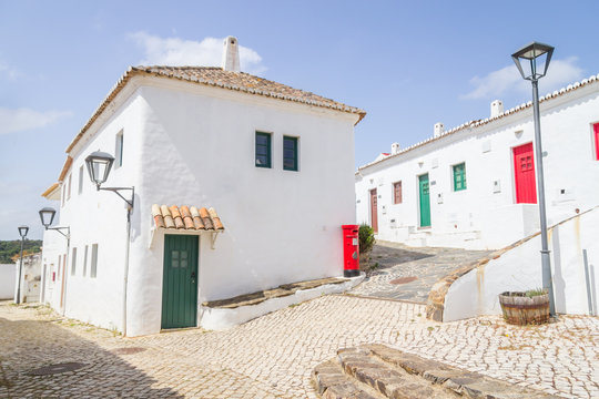 Houses in Pedralva village in Aljezur