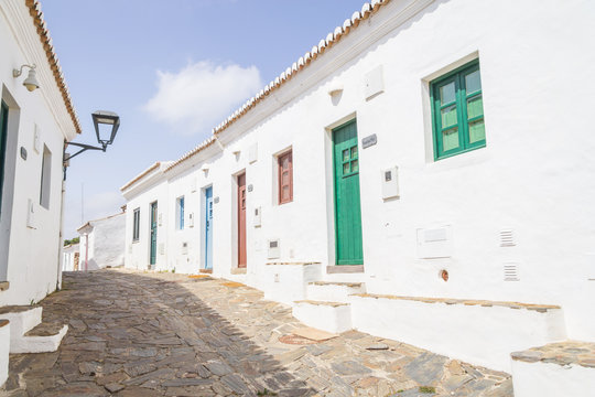 Houses in Pedralva village in Aljezur