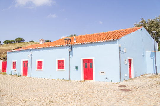 Houses in Pedralva village in Aljezur