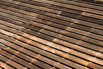 Muster aus Holzlatten