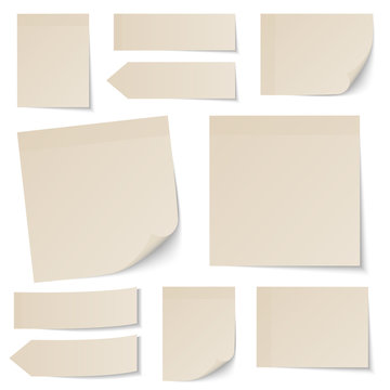 Stick Notes Collection Beige