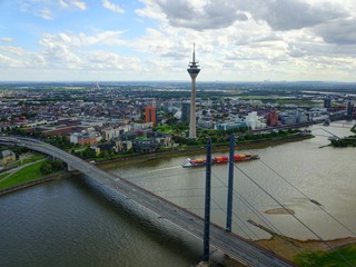Fototapeta premium Düsseldorf Skyline
