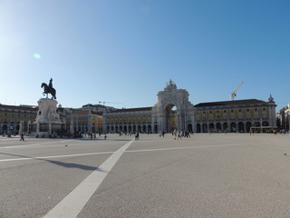 Fototapeta na wymiar Praça do Comércio, Lisbonne