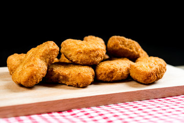 fried Chicken nuggets on table