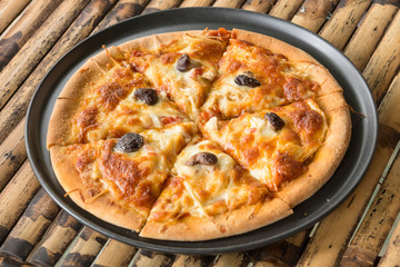 Mushroom Pizza without meat.