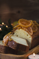 Homemade  christmas lemon cake