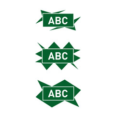 Abstract logo design background. Vector illustration