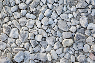 Stone rubble background, texture