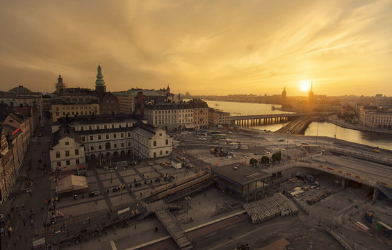 Sunset in Stockholm