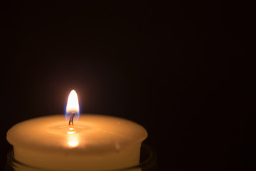 ローソクのアップ