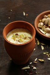 Rabdi or Rabri served in clay pot  - Diwali desserts
