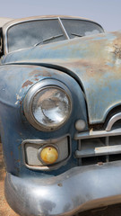 altes Autowrack in Namibia