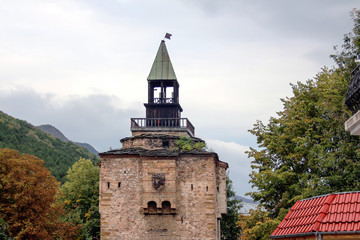 Medieval battle tower In the town of Vratza, Bulgaria