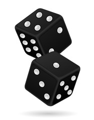 casino dice stock vector illustration