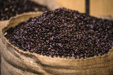 grains de café 