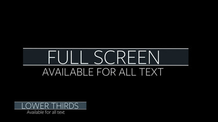 Sliding Bordered Titles Pack