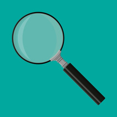 Magnifying glass icon.