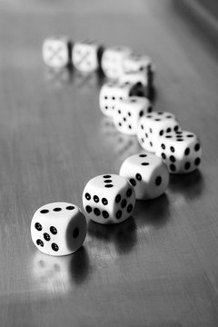 Dado e dadi gioco d'azzardo