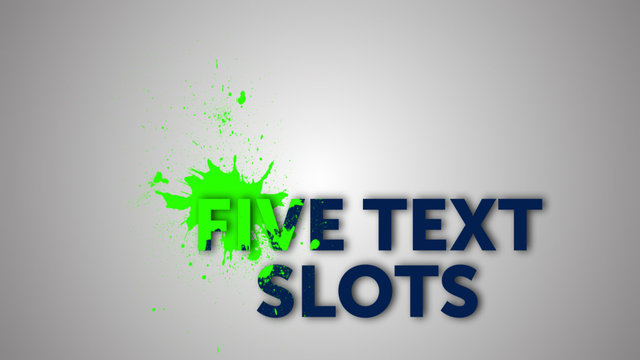 Paint Splashed Titles Pack