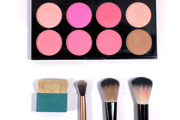 Cosmetics for women used in daily life.