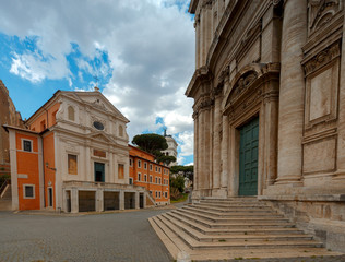 Fototapeta na wymiar Rome. View of the old town.