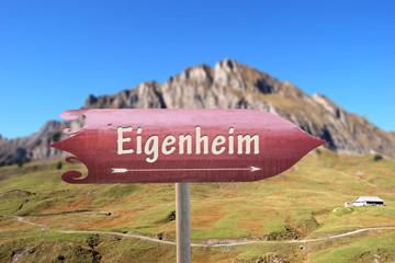 Schild 250 - Eigenheim