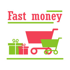 Money for business, travel, payments, purchases. Modern way of life.