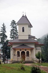Fototapeta na wymiar Sfantul Ilie Church in Slanic Moldova 