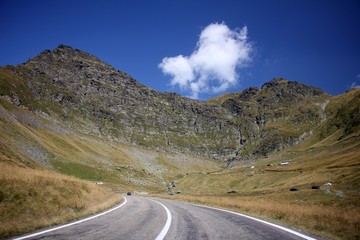 Driving in the mountains