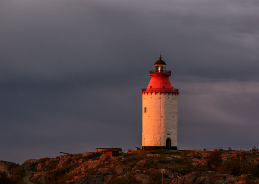 Lighthouse at sunrise.