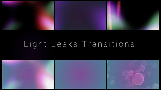 Bokeh Light Leaks Transitions Pack