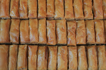 Baklava on the oriental market Carmel, Tel Aviv, Israel