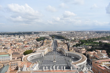 View of Vatican City from St. Peter's Basilica