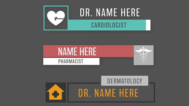 Medical Icon Titles Pack