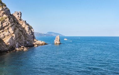 Fototapeta na wymiar Coast of the Black Sea.