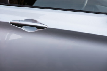 Obraz na płótnie Canvas Door car - detail of a luxury car