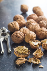 Tasty dried walnuts.