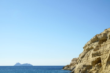 Fototapeta premium Am Strand von Matala