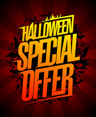 Halloween special offer design