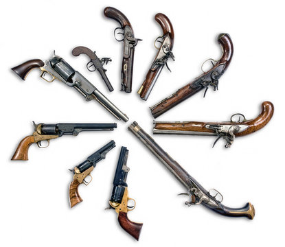Antique Pistols Collection.