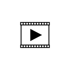 Video icon vector