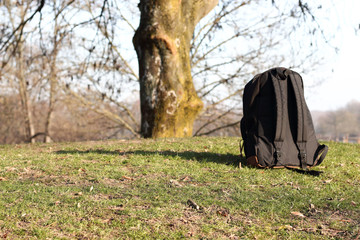 Backpack in Nature