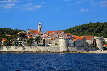 View of Korcula old town, Croatia