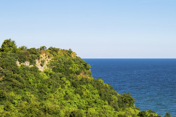 Beautiful green break by the sea