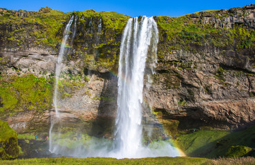 The most famoust Icelandic waterfall - Seljalandsfoss